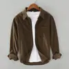 Camisa Casual de Textura Estilo Old Money para Primavera y Otoño, Nuevo Estilo Chino, Chaqueta Camisa Casual Retro de Moda Versátil para Hombre