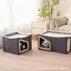 Ninho de Gato de Tecido Youyang, Casa de Gato Quente para Interior e Adequada para Todas as Estações, Tamanho Médio, Gaiola para Gato, Ninho para Animal de Estimação, Exclusivamente para Exportação Transfronteiriça