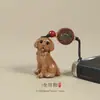 Madera de Durazno Doce Signos del Zodiaco Oveja, Caballo, Cerdo, Mono Llavero Colgante para Coche para Hombres y Mujeres, Amuleto de Llave del Año Zodiacal, Cadena para Teléfono