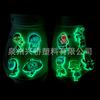 Vendas Diretas da Fábrica Tamancos Luminosos Inside Out Acessórios DIY Pvc Borracha Macia Flor de Sapato Fivela de Sapato Acessórios Croc