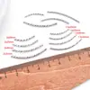 Tubo de cobre dobrado banhado a 18K com padrão floral e padrão de estrela facetada tubo de conexão torcido acessórios de joias para colar pulseira DIY