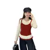 Colección Otoño 2026: Camiseta de Manga Larga Patchwork Talla Plus con Estilo Dulce y Adorno de Volantes