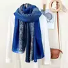 Chal de Otoño Ropa de Abrigo Moda Bufanda de Primavera y Otoño para Mujer, Algodón y Lino Versátil Delgado Bufanda de Seda de Invierno Bufanda Larga de Gasa