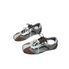 Gu Yun, Zapatos de Entrenamiento Bicolor para Mujer Primavera y Verano 2025 Suela Suave Lazo con Cuentas Malla Forrest Gump Zapatos Casuales Mujer