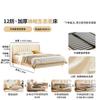 Lujo Ligero Normcore Arte en Cuero Cama Suave Dormitorio Principal Cama Doble Princesa 1.8m 1.5 Simple Moderna Escandinava Cama de Cuero de Primera Capa