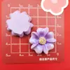 Flor Simulada Brilhante de Cinco Pétalas Série de Flores Coloridas Acessórios de Resina DIY Cola de Creme Capa de Celular Joias Ímã de Geladeira