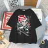 One Piece Luffy Sauron Camiseta Harajuku para Mujer Dibujos Animados Divertidos