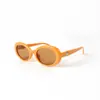 Estilo Coreano Nuevo Marco Delgado Gafas de Sol Personalizadas para Niños Moda Ovaladas para Niños Anti-UV Estilo Europeo y Americano Tendencia