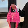 Design Estilo Francês Pequena Bolsa de Crowdsourcing Moda Feminina Elegante Moderna Têxtil Portátil Pequena Bolsa Cor Sólida Franja Bolsa Transversal