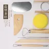 Herramientas de arcilla multi-pieza mango transfronterizo herramientas cerámicas escultura en piedra cuchillo de arcilla mano DIY producción creativa