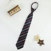 Gravata borboleta estilo colegial JK japonês para mulheres, xadrez, uniforme escolar, laço, camisa de menina, gravata pequena, uniforme acadêmico