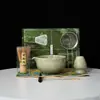 Nuevo Tazón de Matcha Rayado Cerámica Accesorios para Ceremonia del Té Batidor de Té Japonés 100 Púas Exclusivo Transfronterizo Venta al Por Mayor de Fábrica