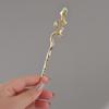 Horquilla con borla luminosa de estilo antiguo avanzado, horquilla para el cabello de placa femenina, horquilla de fénix que se puede iluminar, estilo nacional, ropa china, lote de accesorios para el cabello