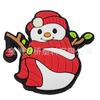 Zapatos de Muñeco de Nieve Navideño Hebilla de Zapato de Flor Regalo de Navidad Accesorios para Zapatos con Agujeros Decoración de Goma Suave de PVC Accesorios DIY Transfronterizo