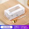 Caja de Embalaje Snow Mei Niang 4 Piezas Desechable Crujiente de Yema de Huevo Lonchera Tarta de Huevo Postre Pastelería Caja de Embalaje Venta al por Mayor