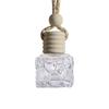 Cordão de Carro Frasco de Perfume Aromaterapia para Carro Frasco Vazio Pingente de Vidro Pingente de Perfume Pendurado Garrafa de Óleo para Carro