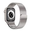Adecuado para Apple Watch Correa de Acero Magnética de Cadena Milanésa iWatch Metal Correa S11
