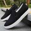 Sapatos Brancos de Verão para Homens e Mulheres, Adequados para o Trabalho, Sapatos de Enfermagem Slip-On Antiderrapantes de Solado Plano, Branco Puro e Preto