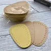 Meia palmilha frontal palmilha sapatos de couro meia-palmilha antiderrapante palmilha frontal aumentada couro PU 10 pares de fabricantes respiráveis