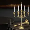 Itens de Presente para Casa Estilo Europeu Transfronteiriço Castiçal Decorações de Restaurante Adereços para Jantar à Luz de Velas Castiçal de Três Braços Cinco Braços