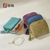 2025 Nova Bolsa de Armazenamento com Zíper e Franjas de Chenille Capacidade Extra Grande Bolsa para Joias Embalagem para Joias Saco de Poeira