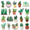 20 Peças de Ímãs de Geladeira Magnéticos Macios de Cacto Plantas em Vasos Verdes Venda Quente Transfronteiriça Pequenos Frescos Criativos Adesivos Magnéticos à Prova d'Água