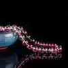Contas Redondas Fantasma Vermelho Cristal e Verde para Pulseira Colar DIY Acessórios de Joias Contas Semi-Acabadas Artesanais Contas Soltas Venda por Atacado