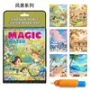 Libro de Pintura al Agua para Graffiti Infantil Paisaje Rural Personalizado Conejo Vaca Pequeño Monstruo Libro de Pintura al Agua Personalizado DIY con Imágenes