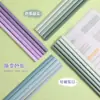 Carpeta degradada con insertos transparentes, álbum de documentos, carpeta para exámenes, especial para estudiantes de primaria, para coleccionar y organizar certificados para la escuela secundaria