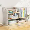 Estante de Almacenamiento de Escritorio Pequeño Simple Estante de Almacenamiento para Escritorio Pequeño Estantería Pequeña para Escritorio Estantería para Libros para el Hogar Nuevo Estilo Popular 2025