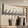 Cabide de porta gancho para roupas prateleira de armazenamento sem furos prateleira de armazenamento de roupas cabide de porta de entrada gancho de parede para roupas doméstico