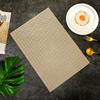 Sousplat Espiga de Trigo Mais Vendido Transfronteiriço, Tapete Isolante de Calor de Luxo Leve, Estampagem a Quente em PVC, Simples, Resistente a Altas Temperaturas, Impermeável, Antiderrapante, Atacado do Fabricante
