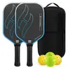 Conjunto de raquetes de pickleball em fibra de carbono T700, conjunto completo de pickleball adequado para competição, produto mais vendido transfronteiriço