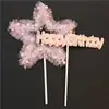 Insertos de Globo de Plástico de Colores Macaron, Globos Pequeños de Colores, Repostería de Postres, Adornos de Decoración para Pasteles de Cumpleaños
