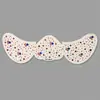 Pegatinas de pecas para el Día de la Independencia Americana Transfronterizas con Estrellas Rojas y Azules, Impermeables y a Prueba de Sudor, Pegatinas de Maquillaje de Fiesta de Larga Duración