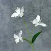 Decoración de ventana de mariposa impresa en 3D, decoración del hogar, accesorios de fotografía, flores artificiales populares, adornos de flores artificiales transfronterizos al por mayor