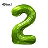 Novo Balão Digital Grande de 40 polegadas Versão Americana 0-9 Imitação de Alumínio Americano Balão para Arranjo de Festa de Aniversário Festa de Balões
