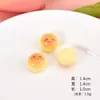 Casa de Muñecas Bollos al Vapor Comida Artificial Miniatura Juguetes DIY Resina de Crema Accesorios Pasador Cuerda para el Cabello Accesorios de Decoración