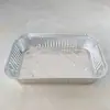 Caja de Papel de Lata Rectangular Desechable para Almuerzo Caja para Llevar Empaque Caja de Gran Capacidad Caja de Papel de Aluminio Pescado a la Parrilla Langosta Mariscos