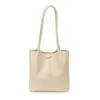 Conjunto de bolsa tote transfronteiriça, novo modelo 2026, bolsa de ombro versátil de grande capacidade para o dia a dia, bolsa de mão moderna e estilosa