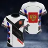 Verão 2023 novo venda direta da fábrica transfronteiriça camiseta masculina de secagem rápida com impressão digital 3D