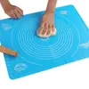Tapete de Silicona para Amasar de Grado Alimenticio, Tapete de Horneado Graduado, Tapete para Estirar Masa, Posavasos Antideslizante, Color Caramelo Tamaño Pequeño