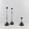 Candelabro de Metal Moderno de Lujo Ligero Gotas de Agua Plata Decoración Modelo de Habitación Hogar Sala de Estar Escritorio Comedor Adornos Artesanales