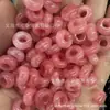 Contas de cristal natural ágata jade com furo grande 5*10mm contas de ábaco acessórios para colar pulseira DIY feitos à mão