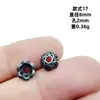En stock al por mayor, retención de color duradera, tapas de flor gris hierro, tapas de cuentas, estilo vintage, accesorios para pulseras y joyería DIY