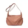 Nova bolsa de ombro feminina transfronteiriça de comércio exterior em nylon multi-compartimentos à prova d'água, simples e versátil para o dia a dia