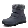Zapatos de Mujer Talla Grande 2022 Otoño e Invierno Zapatos de Algodón de Caña Alta para Mujer Botas de Nieve Engrosadas Zapatos para Madre Mayor Cálidos