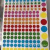 Calcomanías de Mosaico de Puntos de Colores de Dibujos Animados Material para Aula de Bricolaje para Jardín de Niños Calcomanías DIY para Niños