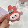 Cuerda para el pelo de felpa de Otoño e Invierno para Niñas Anillo para el pelo de perro Yugui 2023 Nuevo Pasador de pelo de felpa de dibujos animados Accesorios para el pelo de niñas Sanrio
