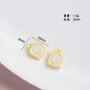 [Burbuja de Naranja Dulce] Colgantes de Corazón de Concha Coloridos de Doble Cara Accesorios DIY para Collar Pulsera Colgantes Hechos a Mano